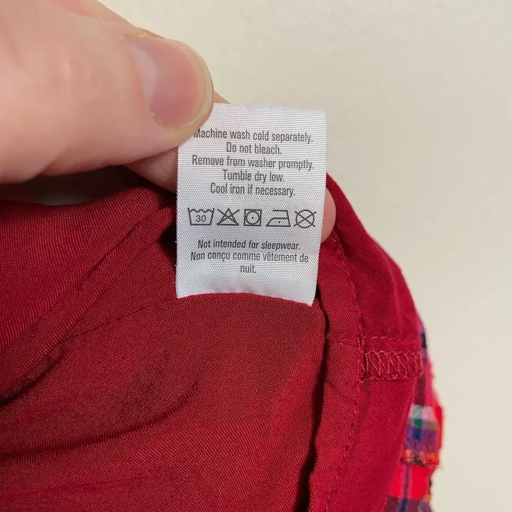 Cute Gymboree Plaid Red Toddler Girls Dress 3T